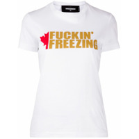 Dsquared2 Camiseta com estampa de slogan - Branco
