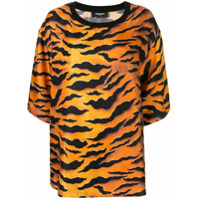 Dsquared2 Camiseta com estampa de tigre - Laranja