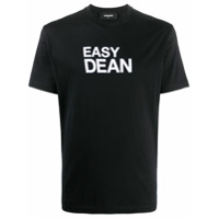 Dsquared2 Camiseta com estampa Easy Dean - Preto