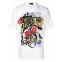 Dsquared2 Camiseta com estampa floral - Branco
