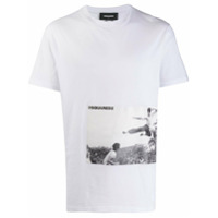 Dsquared2 Camiseta com estampa fotográfica - Branco