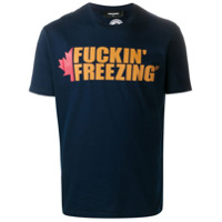Dsquared2 Camiseta com estampa Freezing - Azul