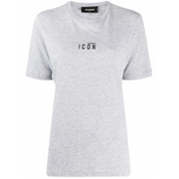 Dsquared2 Camiseta com estampa Icon - Cinza