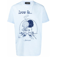 Dsquared2 Camiseta com estampa Love Is Forever - Azul