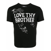 Dsquared2 Camiseta com estampa Love Thy Brother - Preto