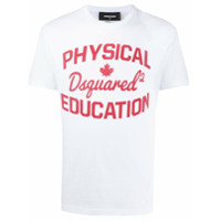 Dsquared2 Camiseta com estampa Physical Education - Branco