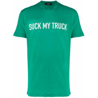 Dsquared2 Camiseta com estampa Suck My Trucker - Verde