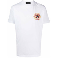 Dsquared2 Camiseta com patch de logo - Branco