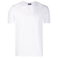 Dsquared2 Camiseta decote careca com patch de logo - Branco