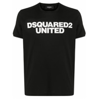 Dsquared2 Camiseta slim com estampa de logo - Preto