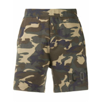 Dsquared2 camouflage Icon-print shorts - Verde