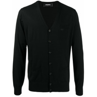 Dsquared2 Cardigan com bolso no busto - Preto