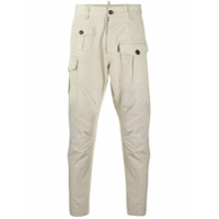 Dsquared2 distressed cotton cargo pants - Neutro
