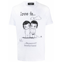 Dsquared2 graphic-print crew-neck T-shirt - Branco