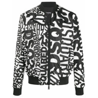 Dsquared2 Jaqueta bomber com estampa de logo - Branco
