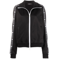 Dsquared2 Jaqueta com aplicação de logo - Preto