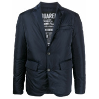 Dsquared2 Jaqueta matelassê com detalhe na gola - Azul