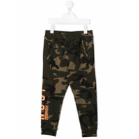Dsquared2 Kids TEEN logo camouflage-print track pants - Verde