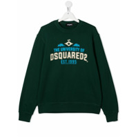 Dsquared2 Kids University of DSQUARED2 print sweatshirt - Verde