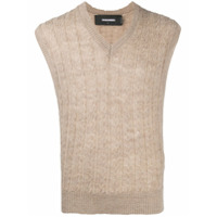 Dsquared2 knitted sleeveless jumper - Neutro