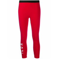 Dsquared2 Legging com estampa icônica - Vermelho