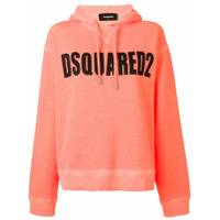 Dsquared2 Moletom com estampa de logo - Laranja