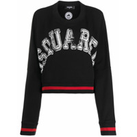 Dsquared2 Moletom com estampa de logo - Preto