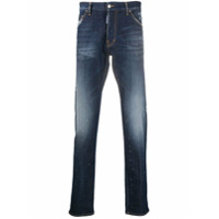 Dsquared2 paint splatter straight-leg jeans - Azul