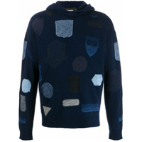 Dsquared2 Suéter de tricô com padronagem - Azul