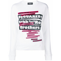 Dsquared2 Suéter 'Punk n Roll Brothers' - Branco