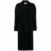 DVF Diane von Furstenberg Casaco Fann com cinto - Preto