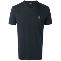Ea7 Emporio Armani Camiseta com aplicação de logo - Azul