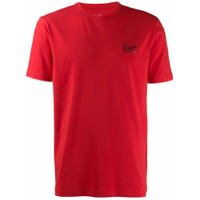 Ea7 Emporio Armani Camiseta com estampa de logo - Vermelho