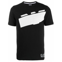 Ea7 Emporio Armani Camiseta com logo de águia - Preto