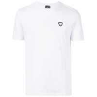 Ea7 Emporio Armani Camiseta com patch de logo - Branco