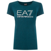 Ea7 Emporio Armani T-shirt com estampa - Azul