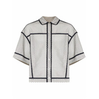 Eckhaus Latta Camisa com mangas curtas - Branco