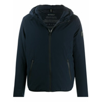 Ecoalf Jaqueta com capuz e fechamento por zíper - Azul