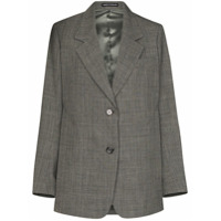 EFTYCHIA Blazer com abotoamento simples e padronagem xadrez - Cinza