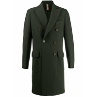 Eleventy Casaco midi com abotoamento duplo - Verde