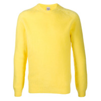 Eleventy Suéter decote careca texturizado - Amarelo