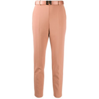 Elisabetta Franchi Calça slim com cinto - W71 ROSE GOLD