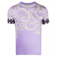 Emilio Pucci Camiseta com padronagem Selva - Roxo