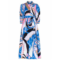 Emilio Pucci Chemise com estampa Wally - Azul