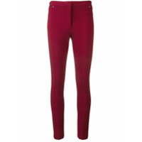 Emilio Pucci Legging com detalhe de bolso bordô - Vermelho