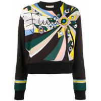 Emilio Pucci Moletom com bordado e estampa abstrata - Estampado