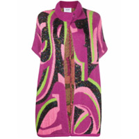 Emilio Pucci Suéter de tricô com padronagem - Rosa