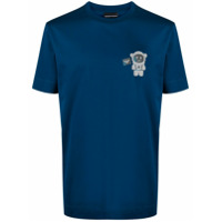 Emporio Armani astronaut print T-shirt - Azul