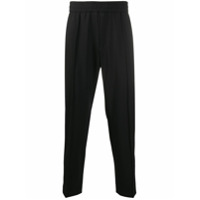 Emporio Armani Calça com acabamento contrastante - Preto