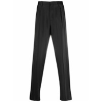 Emporio Armani Calça de alfaiataria com listras - Preto